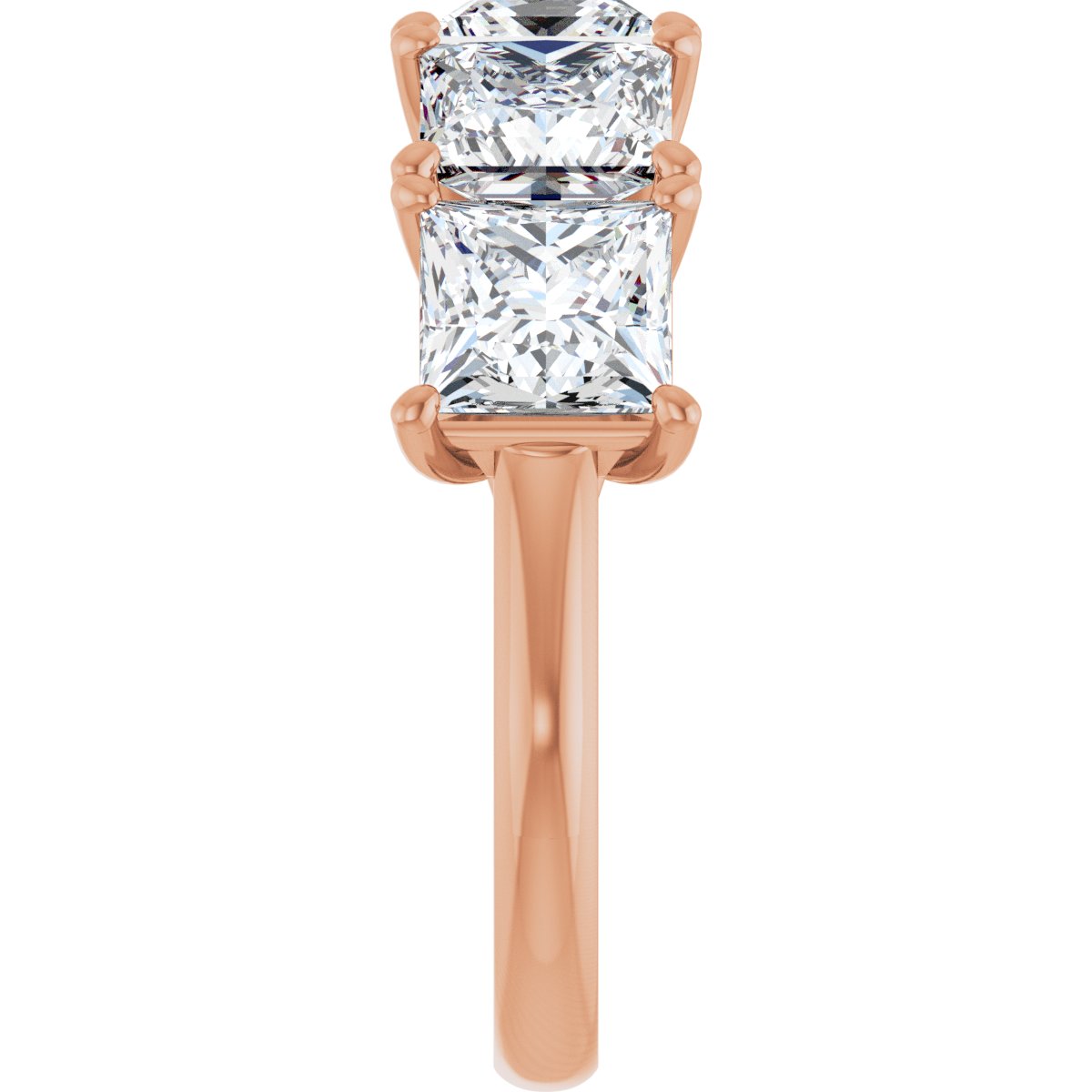 7 CTW Lab-Grown Diamond Anniversary Band in 14k rose gold
