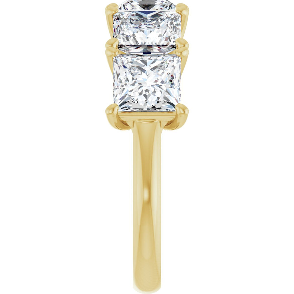 7 CTW Lab-Grown Diamond Anniversary Band in 14k yellow gold
