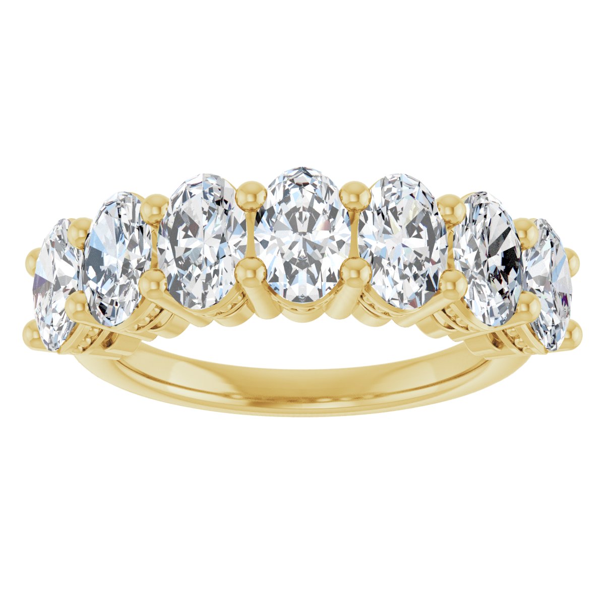 2 3/4 CTW Lab-Grown Diamond Anniversary Band in 14k yellow gold