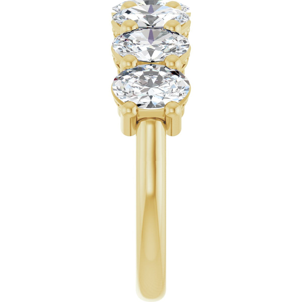2 3/4 CTW Lab-Grown Diamond Anniversary Band in 14k yellow gold