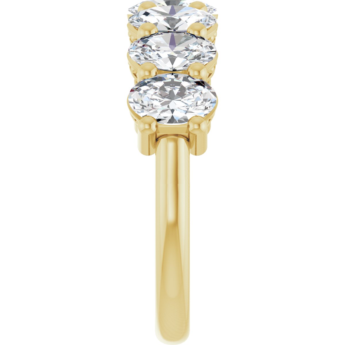 2 3/4 CTW Lab-Grown Diamond Anniversary Band in 14k yellow gold
