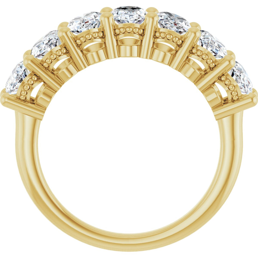 2 3/4 CTW Lab-Grown Diamond Anniversary Band in 14k yellow gold