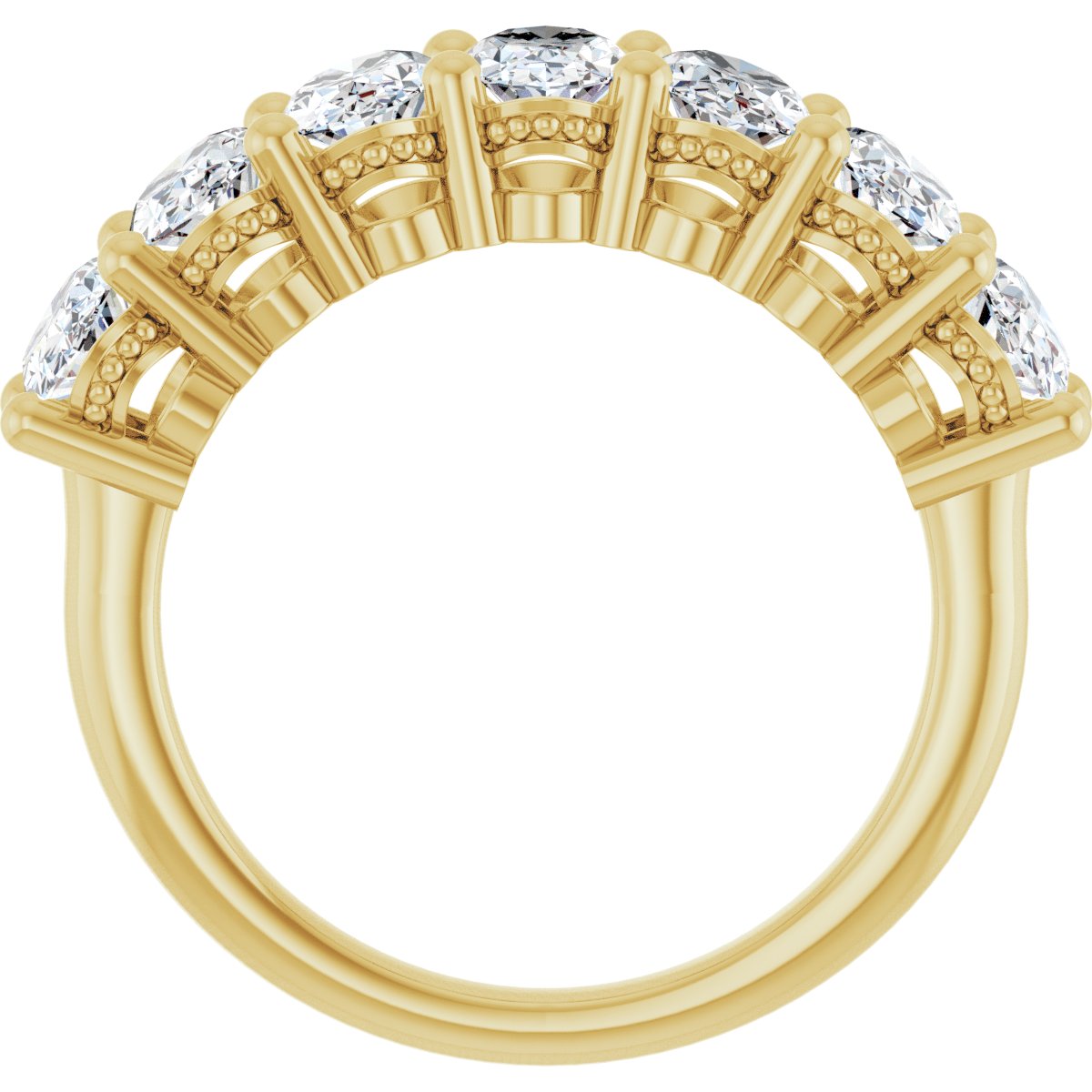 2 3/4 CTW Lab-Grown Diamond Anniversary Band in 14k yellow gold