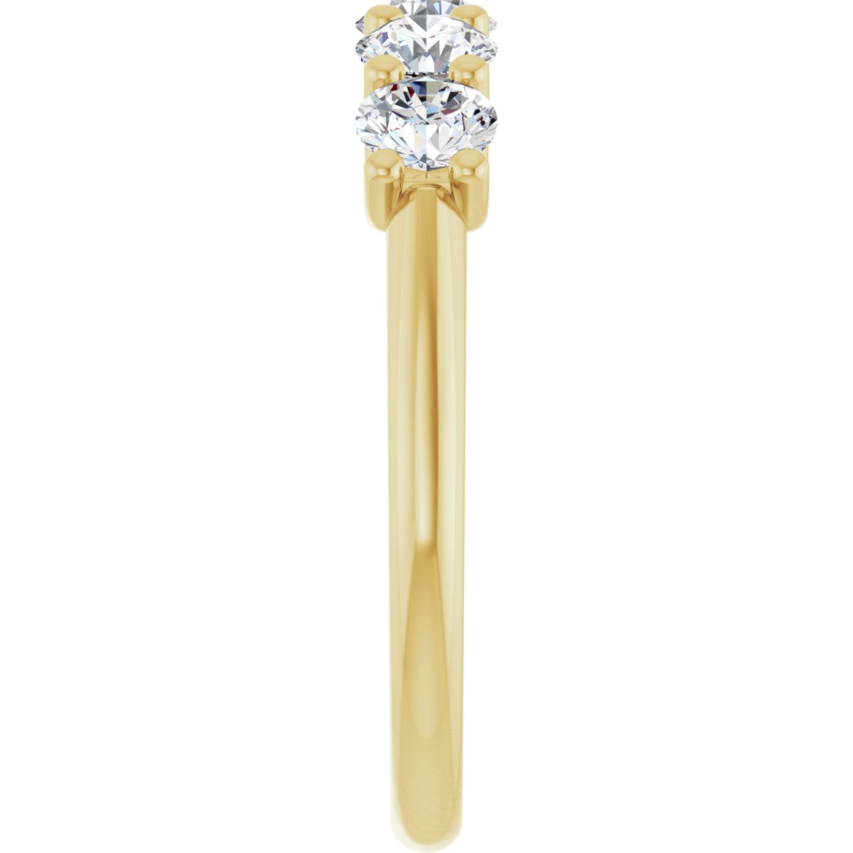 1 CTW Natural Diamond Anniversary Band in 14k yellow gold