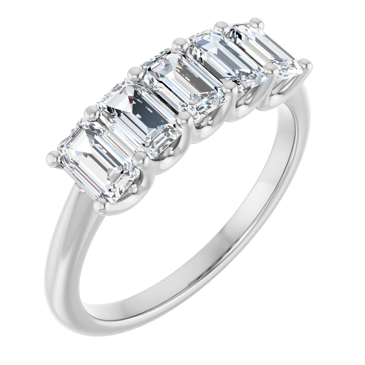 1 1/2 CTW Lab-Grown Diamond Anniversary Band in 14k white gold