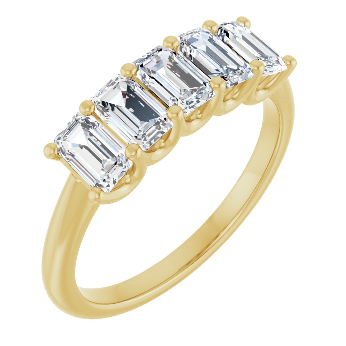 1 1/2 CTW Lab-Grown Diamond Anniversary Band in 14k yellow gold