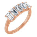 1 1/2 CTW Lab-Grown Diamond Anniversary Band in 14k rose gold