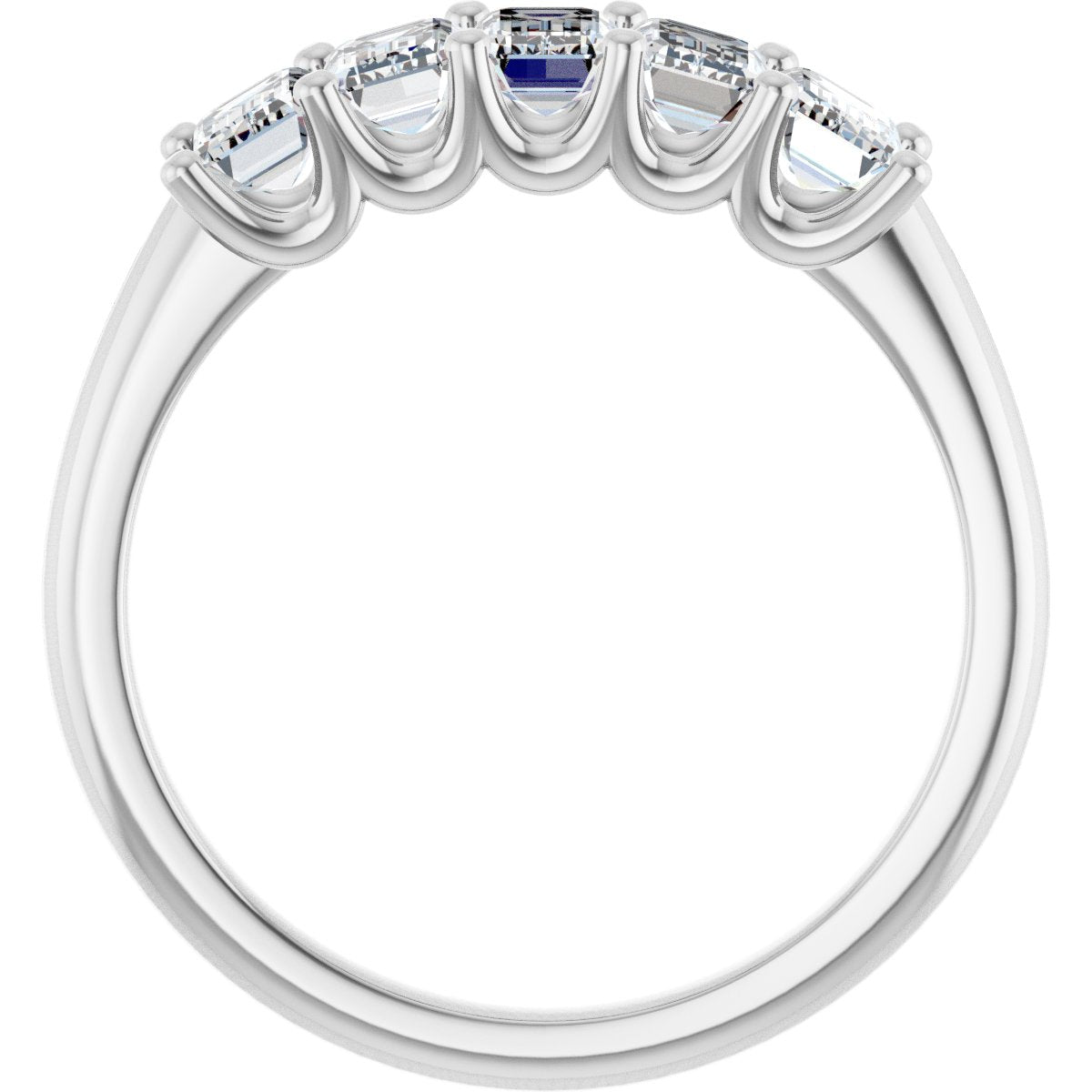 1 1/2 CTW Lab-Grown Diamond Anniversary Band in 14k white gold