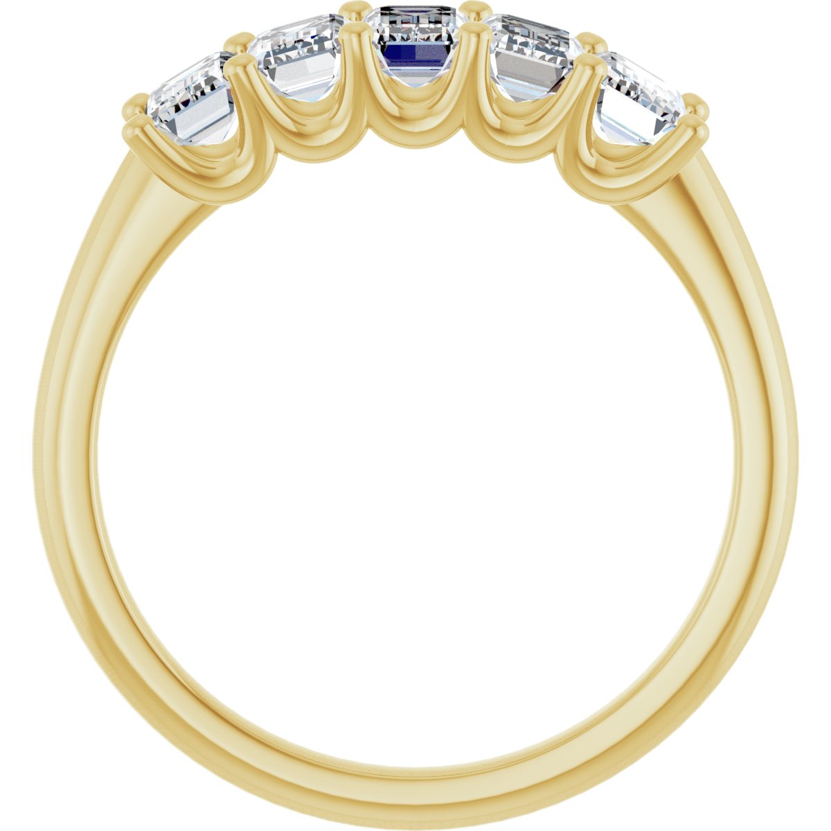 1 1/2 CTW Lab-Grown Diamond Anniversary Band in 14k yellow gold