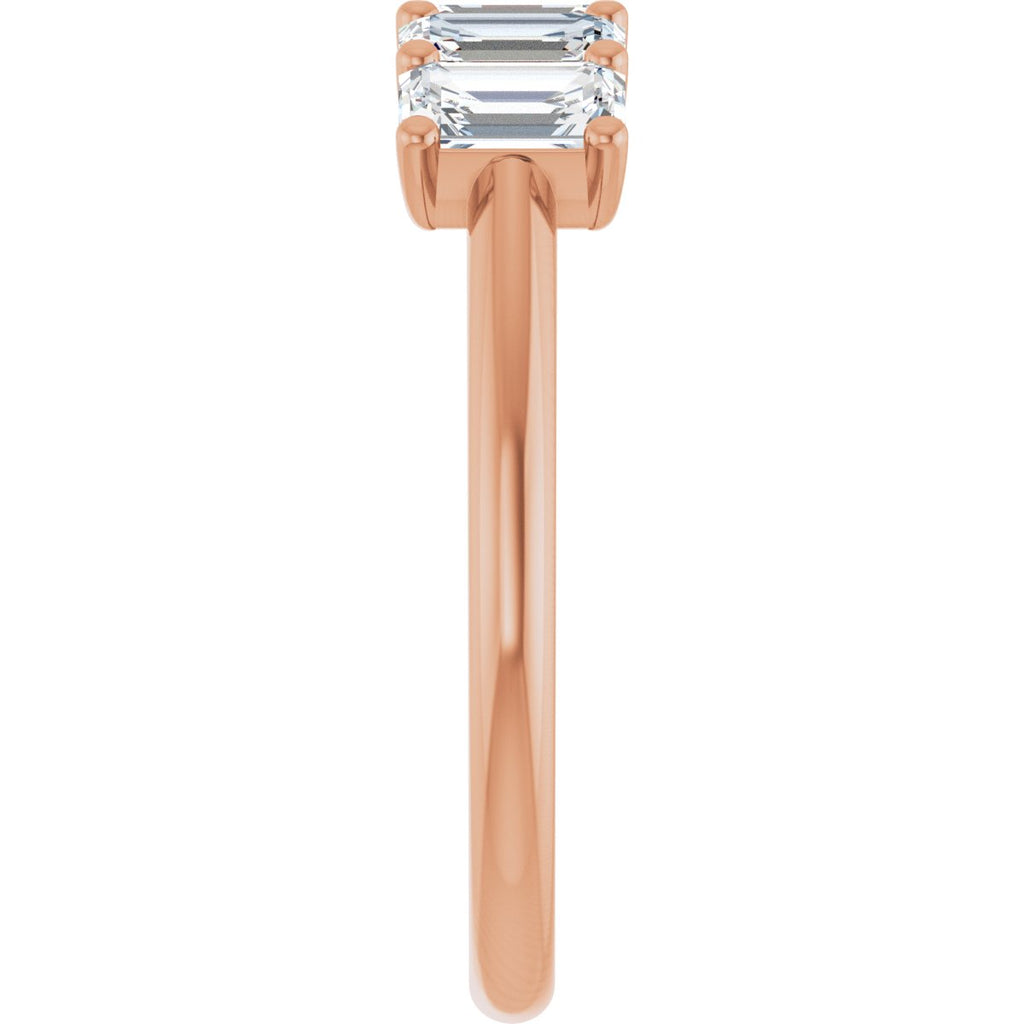 1 1/2 CTW Lab-Grown Diamond Anniversary Band in 14k rose gold