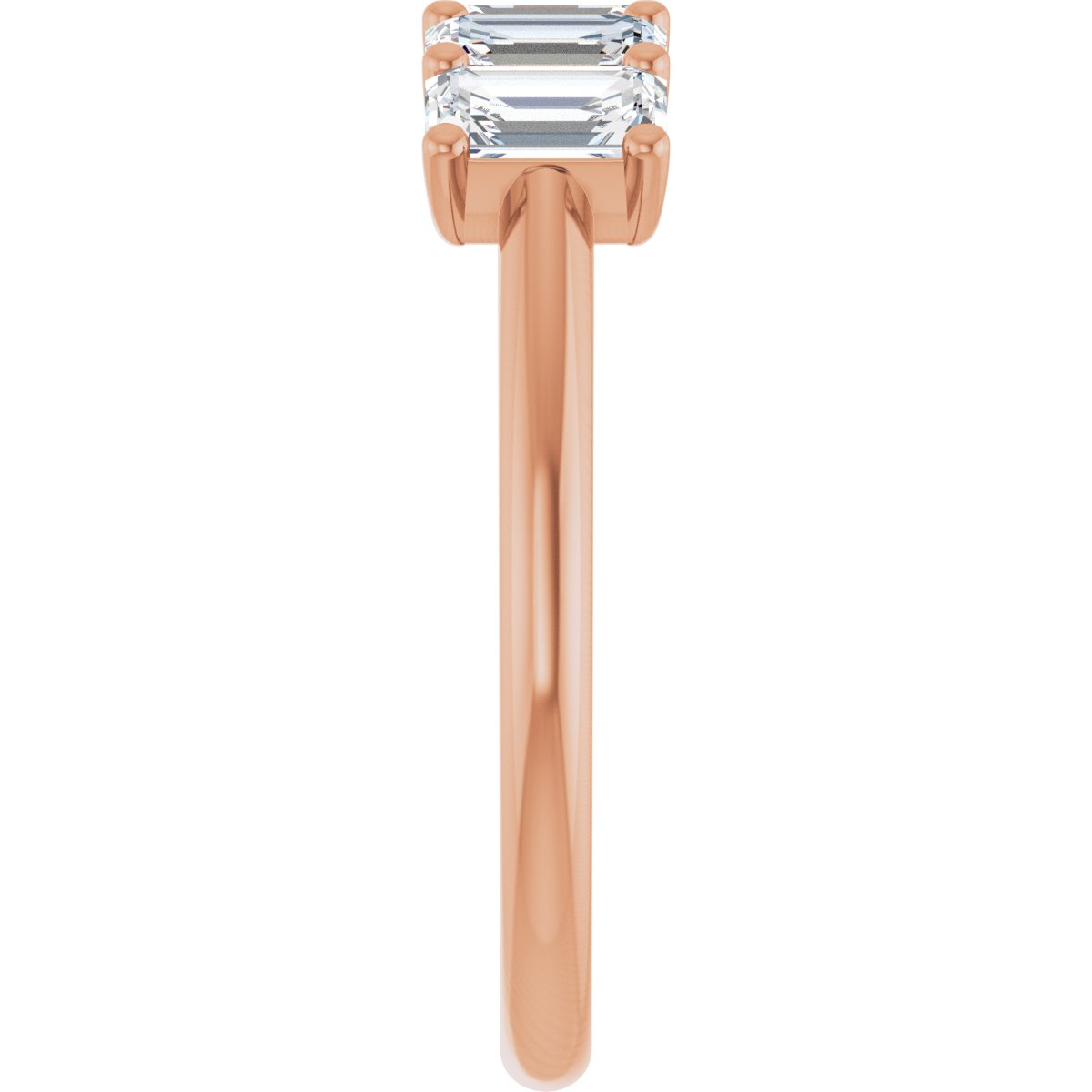 1 1/2 CTW Lab-Grown Diamond Anniversary Band in 14k rose gold