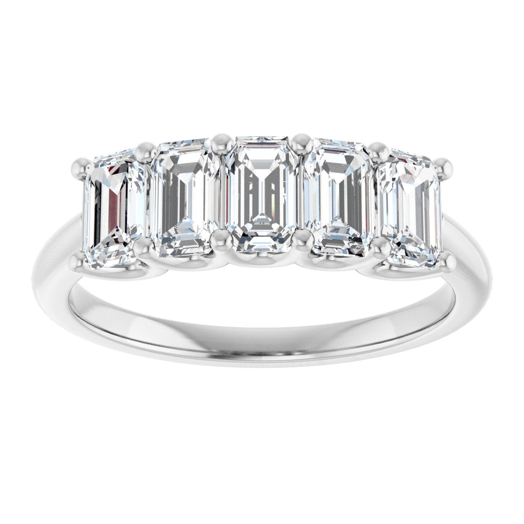 1 1/2 CTW Lab-Grown Diamond Anniversary Band in 14k white gold