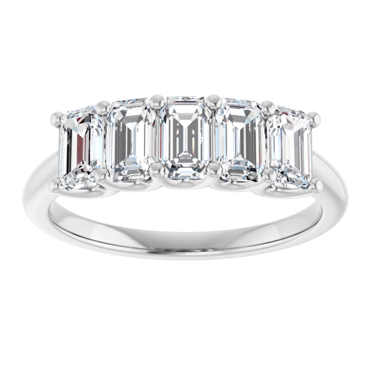 1 1/2 CTW Lab-Grown Diamond Anniversary Band in 14k white gold