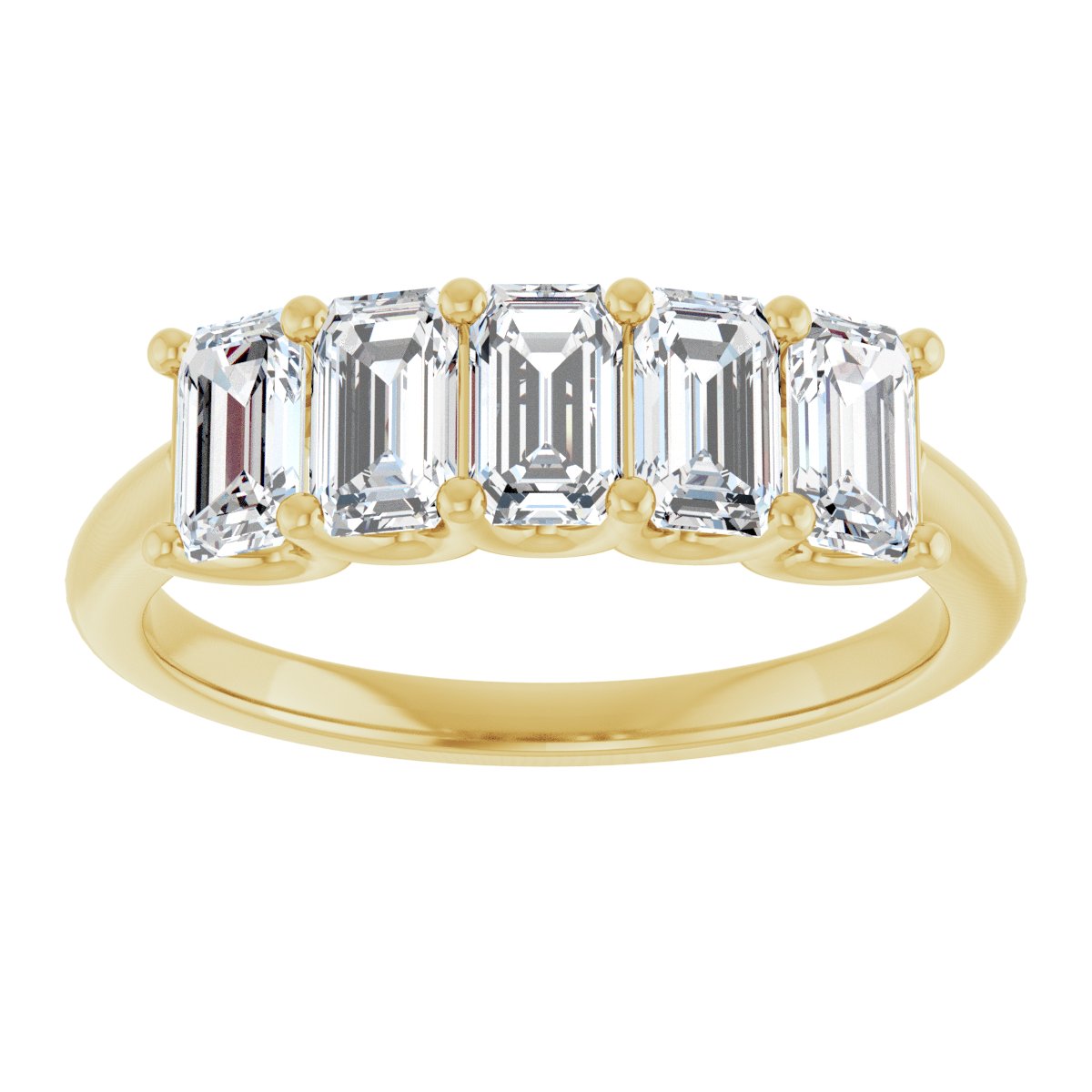 1 1/2 CTW Lab-Grown Diamond Anniversary Band in 14k yellow gold
