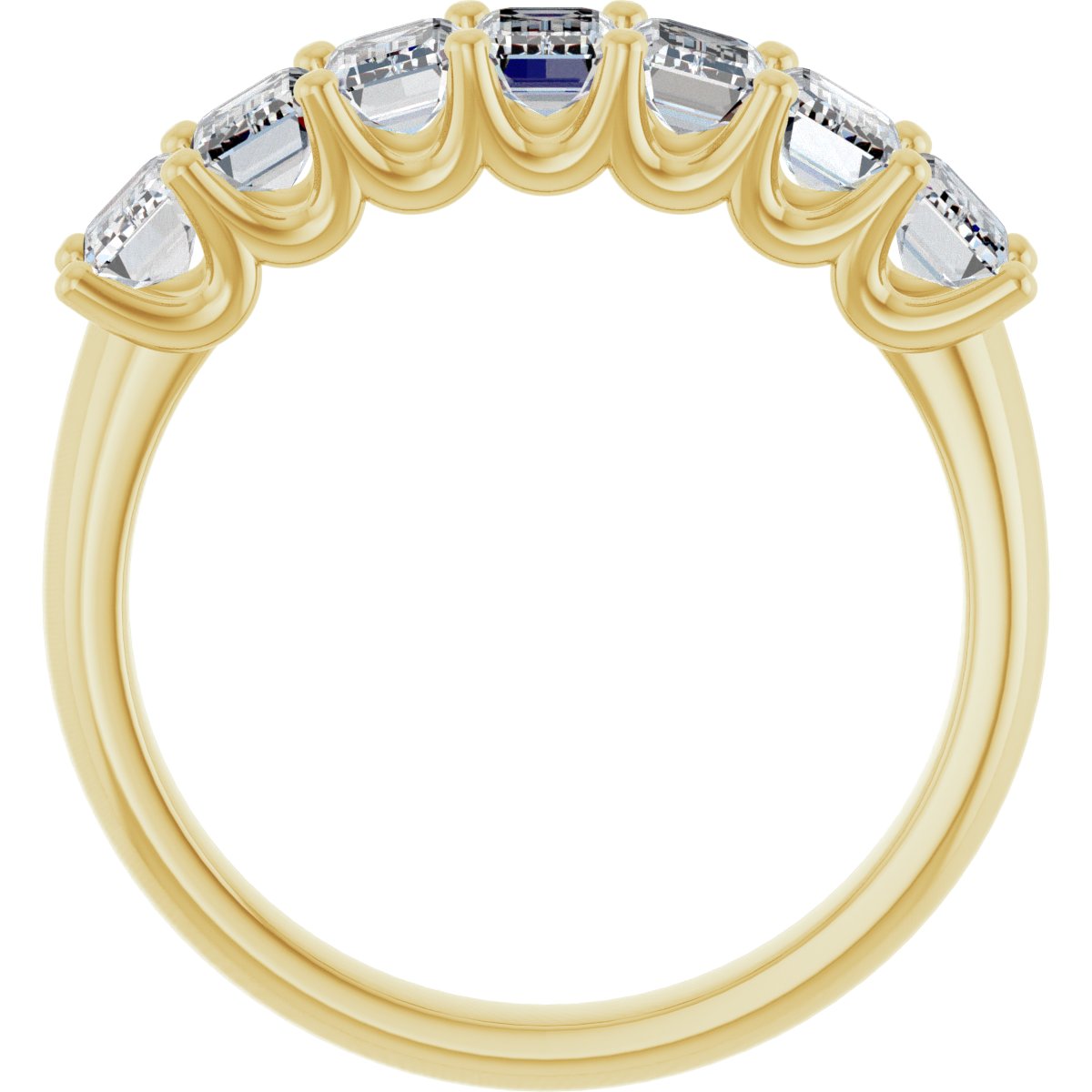 2 1/6 CTW Natural Diamond Anniversary Band in 14k yellow gold