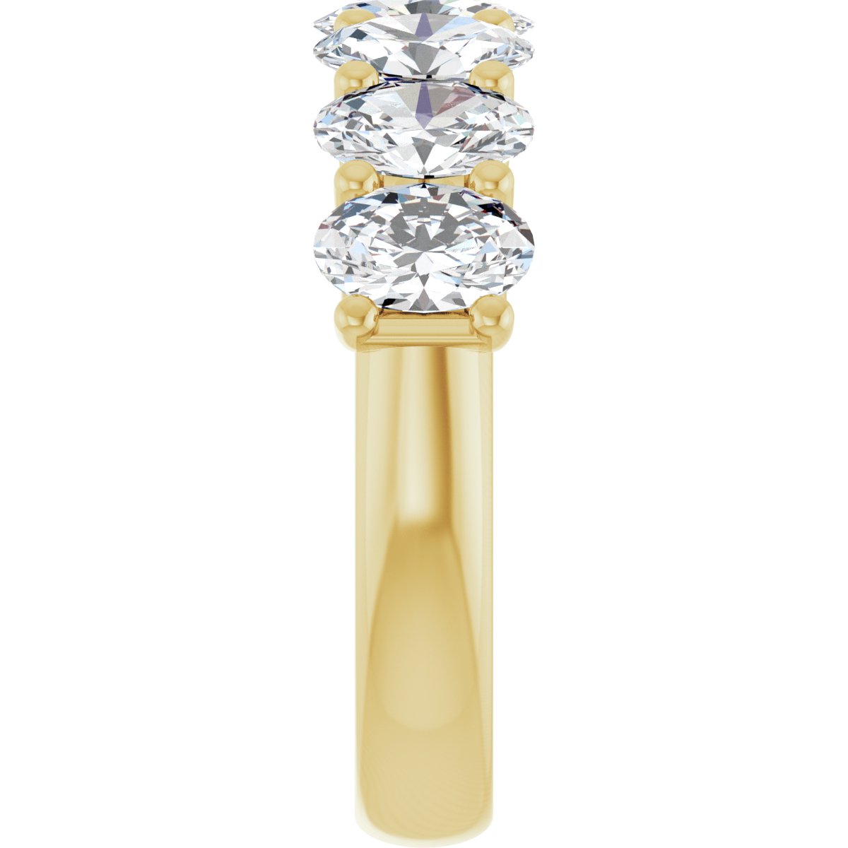 2 1/2 CTW Lab-Grown Diamond Anniversary Band in 14k yellow gold
