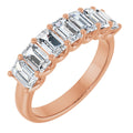 2 1/6 CTW Natural Diamond Anniversary Band in 14k rose gold