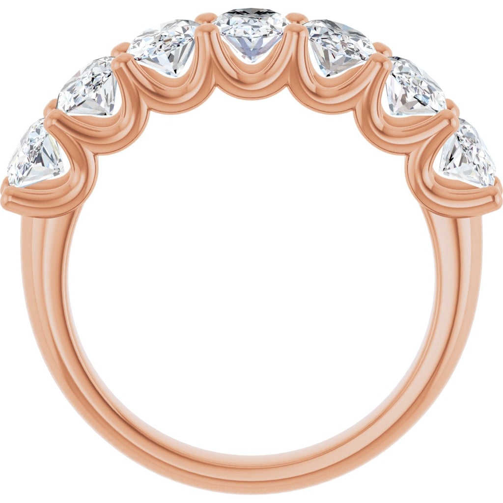 2 1/2 CTW Lab-Grown Diamond Anniversary Band in 14k rose gold