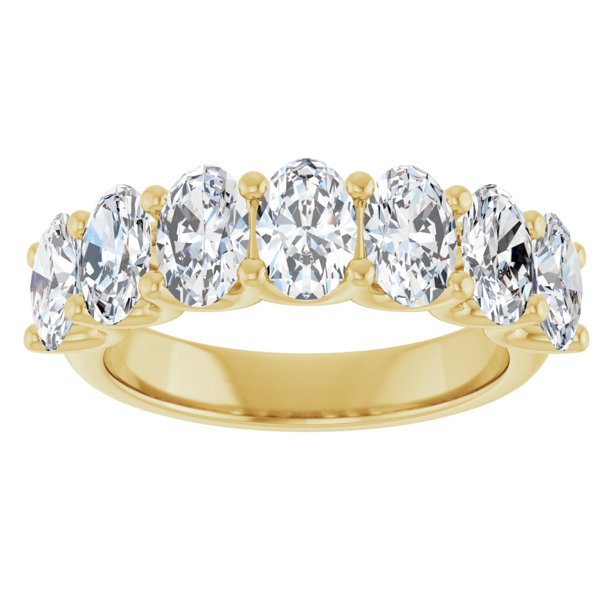 2 1/2 CTW Lab-Grown Diamond Anniversary Band in 14k yellow gold
