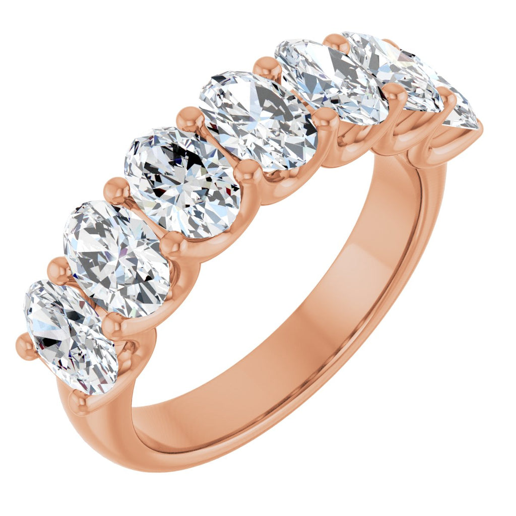 2 1/2 CTW Lab-Grown Diamond Anniversary Band in 14k rose gold