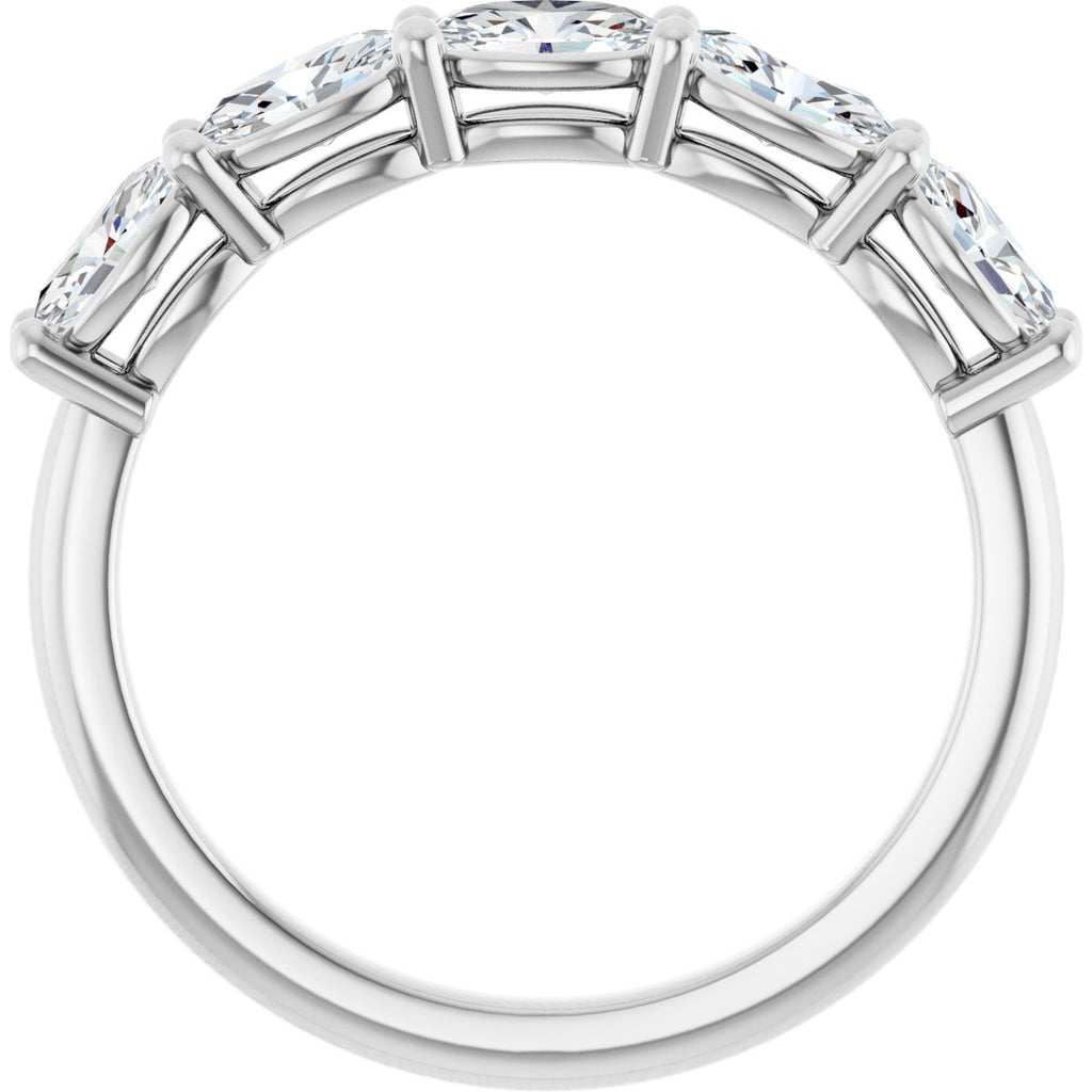 1 1/8 CTW Natural Diamond Annniversary Band in 14k white gold