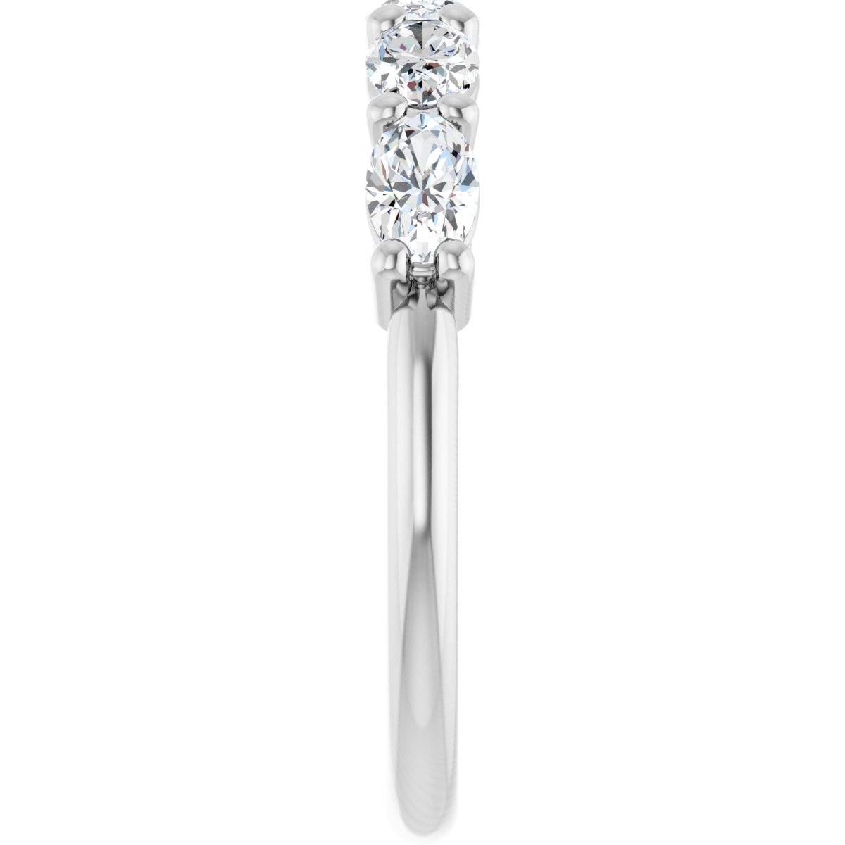 1 1/8 CTW Natural Diamond Annniversary Band in 14k white gold