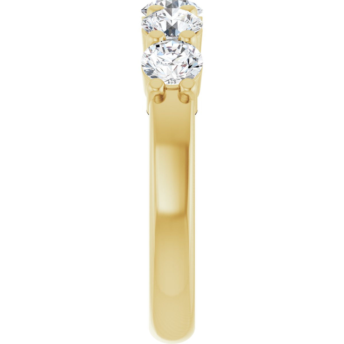 1 1/4 CTW Lab-Grown Diamond Anniversary Band in 14k yellow gold
