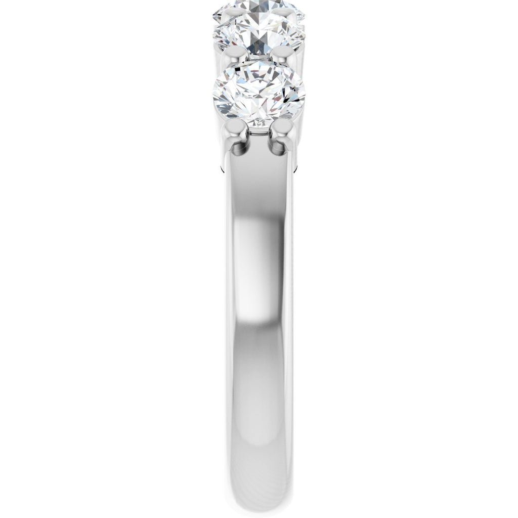 1 1/4 CTW Lab-Grown Diamond Anniversary Band in 14k white gold