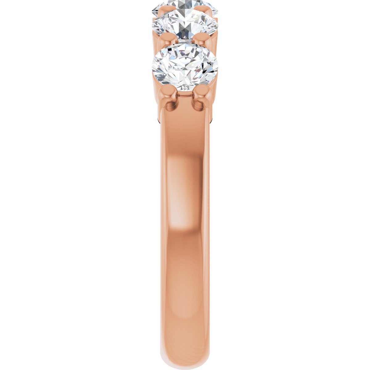 1 1/4 CTW Lab-Grown Diamond Anniversary Band in 14k rose gold