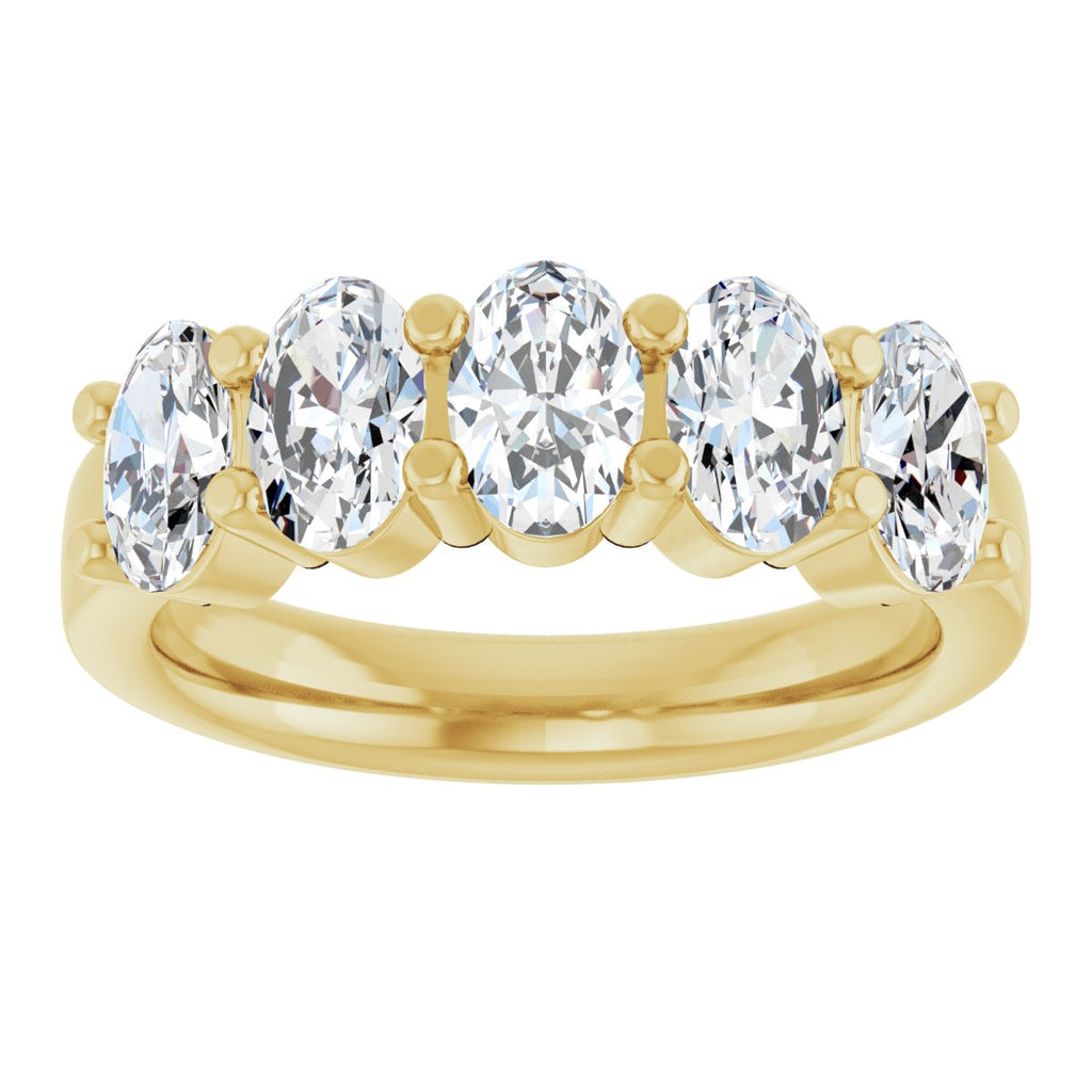 1 7/8 CTW Natural Diamond Anniversary Band in 14k yellow gold