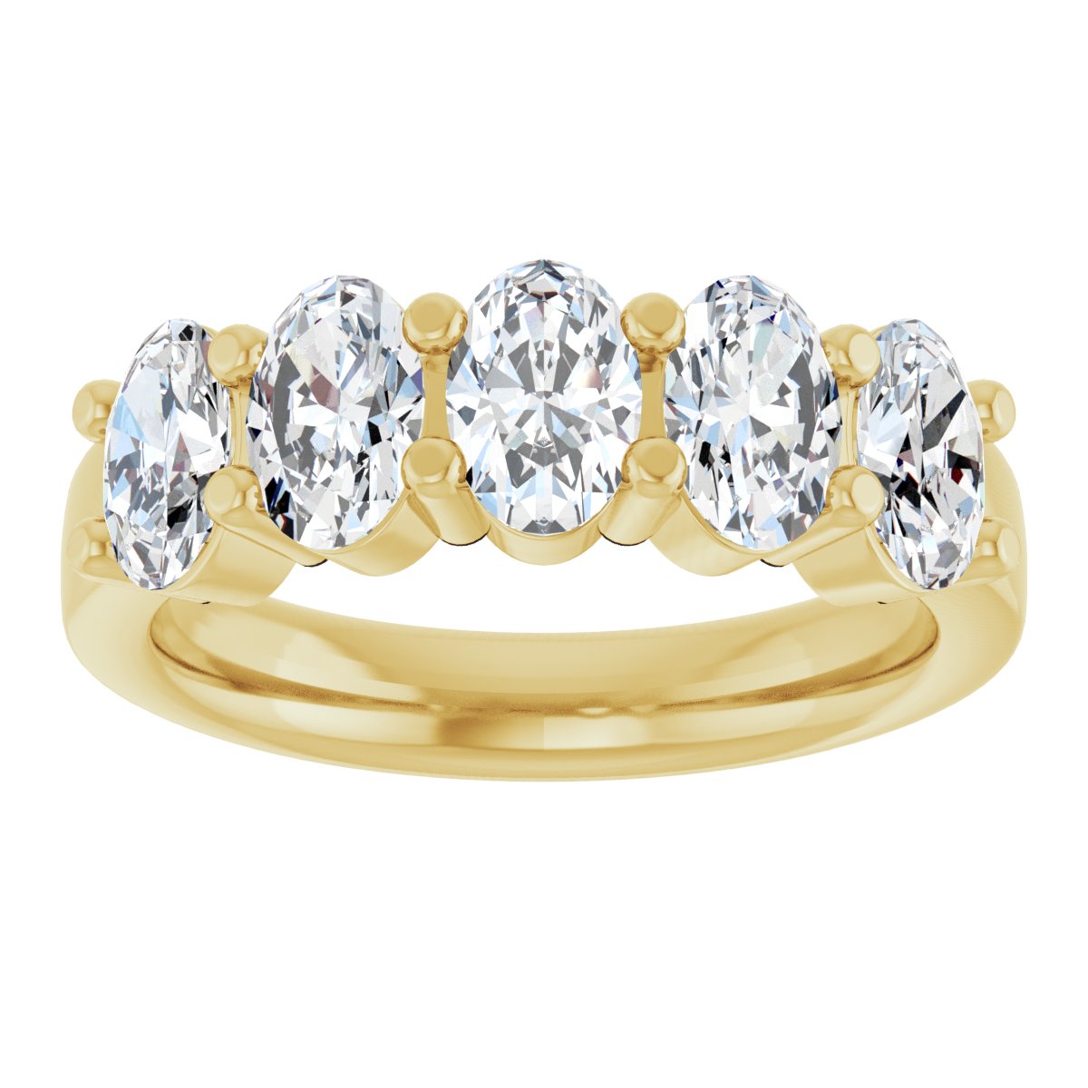 1 7/8 CTW Natural Diamond Anniversary Band in 14k yellow gold