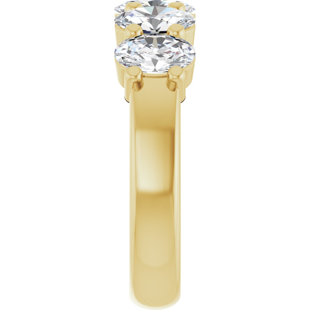1 7/8 CTW Natural Diamond Anniversary Band in 14k yellow gold