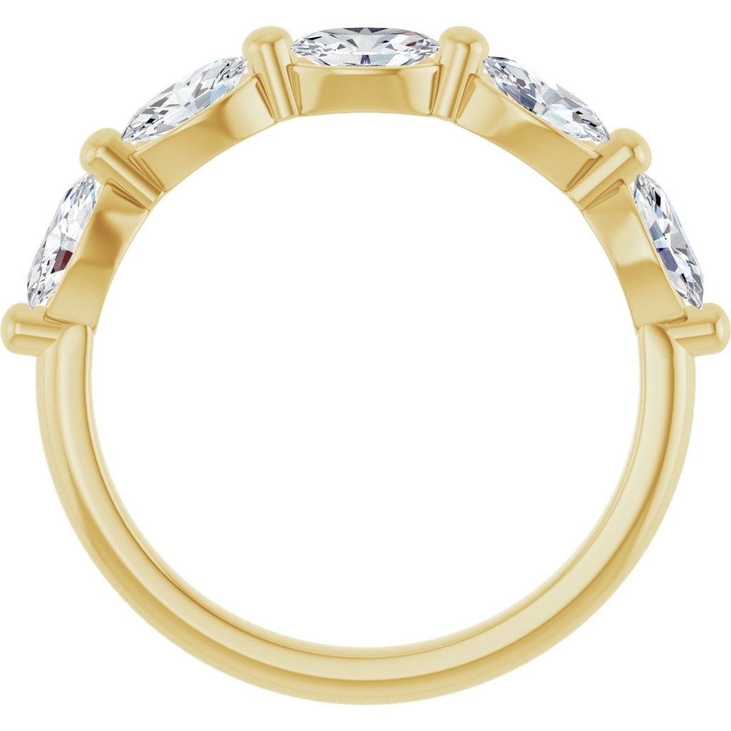1 1/4 CTW Natural Diamond Annniversary Band in 14k yellow gold