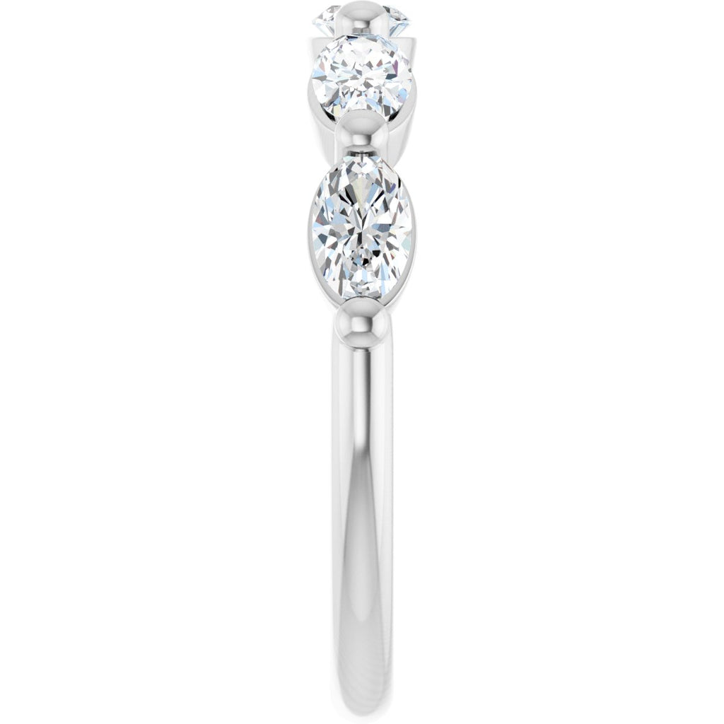 1 1/4 CTW Natural Diamond Annniversary Band in 14k white gold