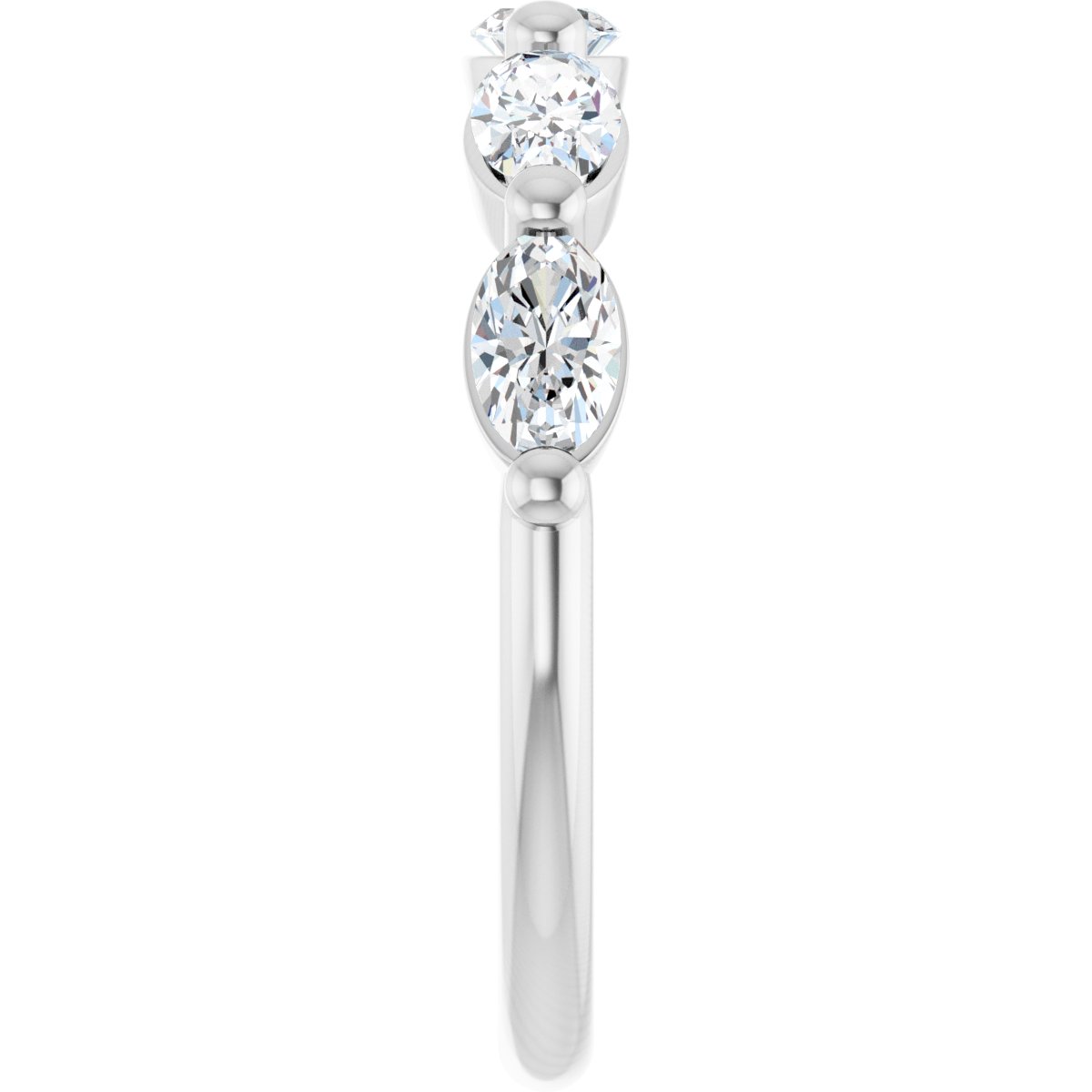 1 1/4 CTW Natural Diamond Annniversary Band in 14k white gold