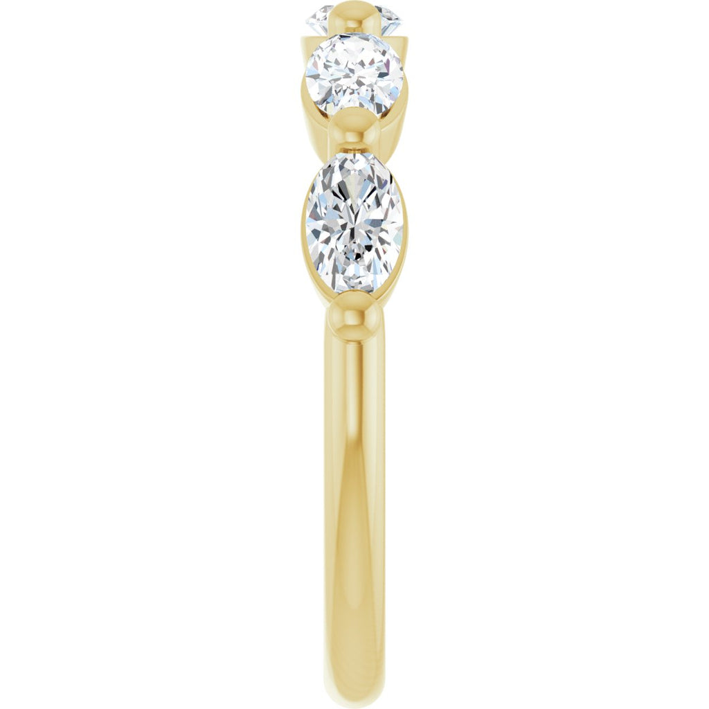 1 1/4 CTW Natural Diamond Annniversary Band in 14k yellow gold