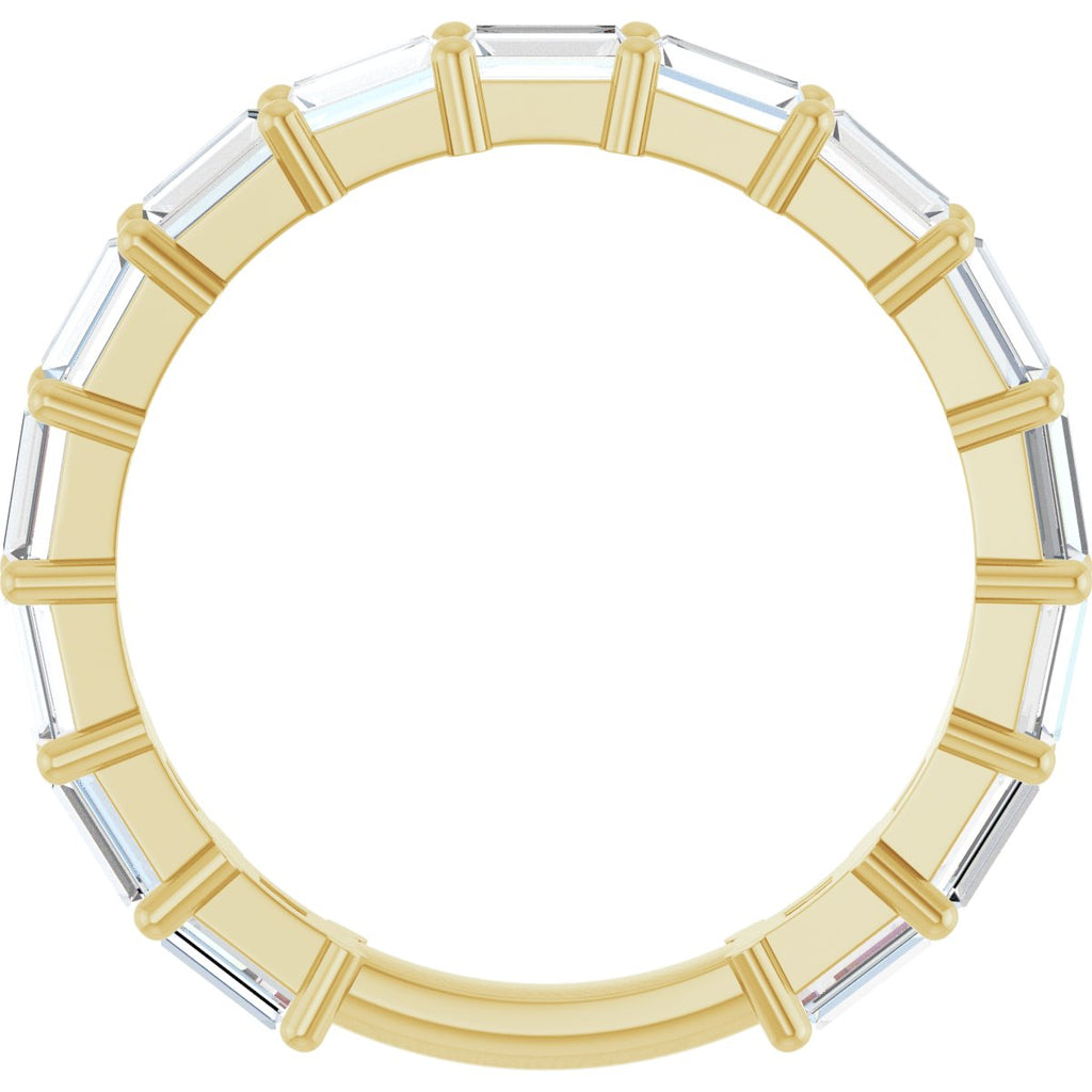 1 1/2 CTW Natural Diamond Anniversary Band in 14k yellow gold