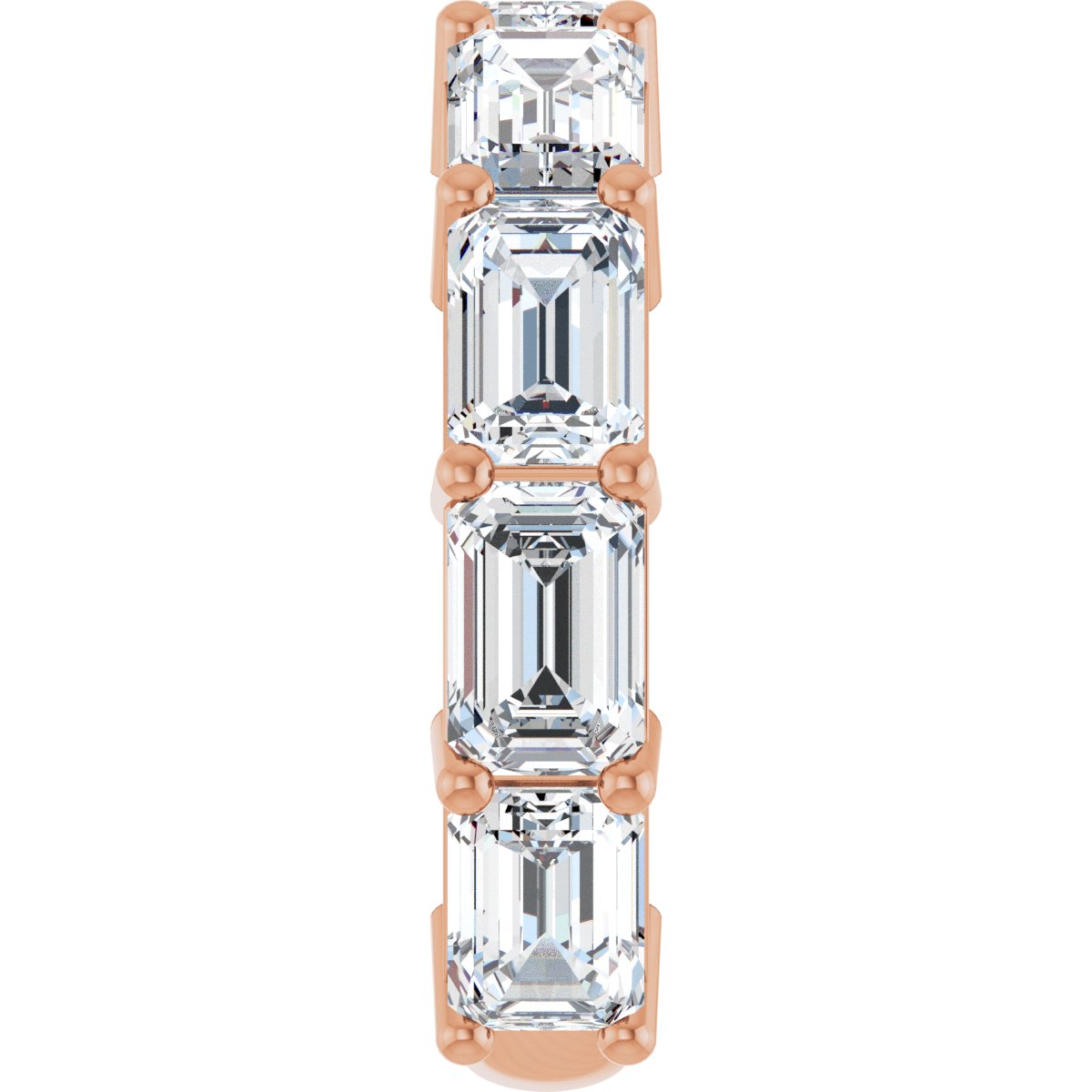5 7/8 CTW Natural Diamond Anniversary Band in 14k rose gold