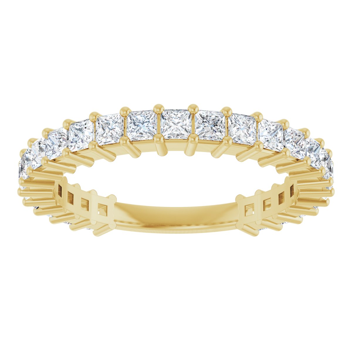 1 1/4 CTW Natural Diamond Anniversary Band in 14k yellow gold