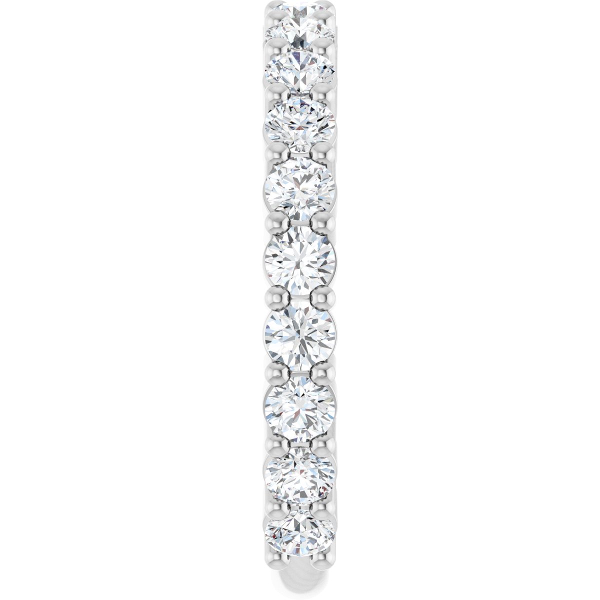 1 1/5 CTW Lab-Grown Diamond Anniversary Band in 14k white gold