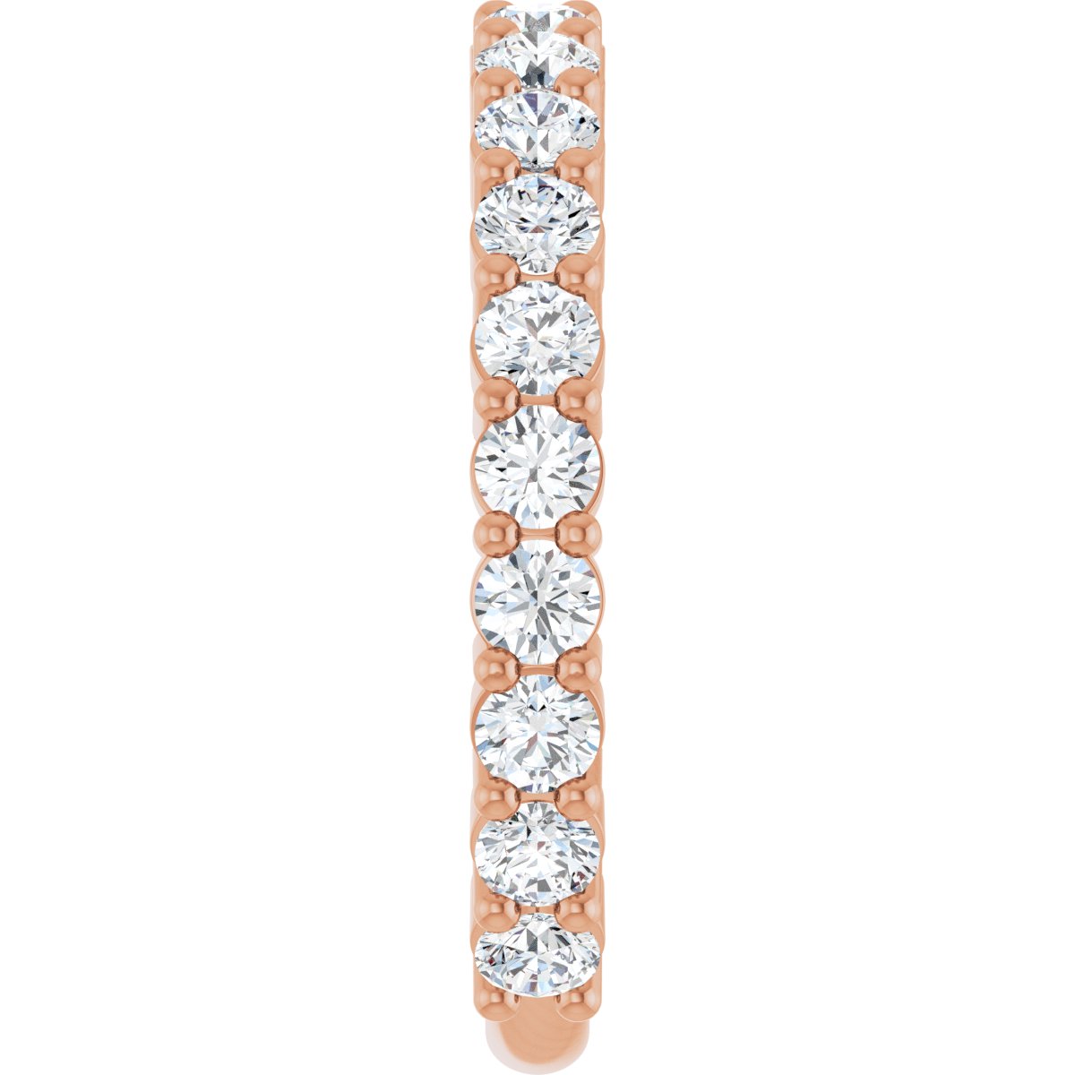 1 1/5 CTW Lab-Grown Diamond Anniversary Band in 14k rose gold