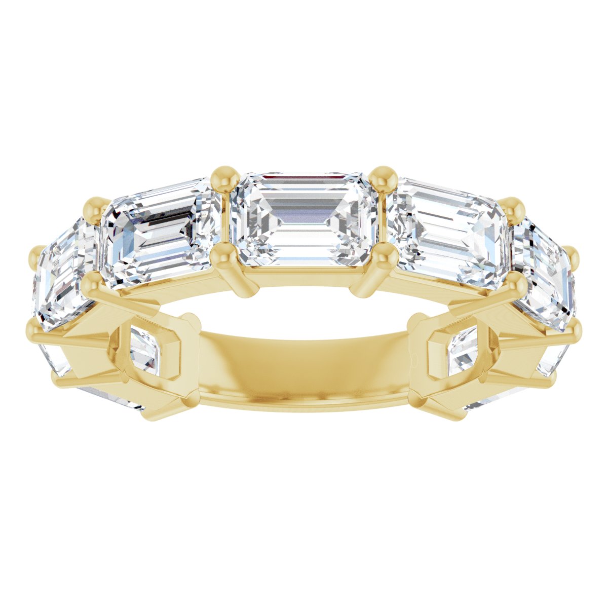5 7/8 CTW Natural Diamond Anniversary Band in 14k yellow gold