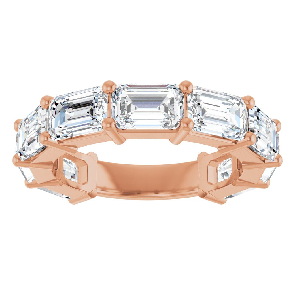5 7/8 CTW Natural Diamond Anniversary Band in 14k rose gold