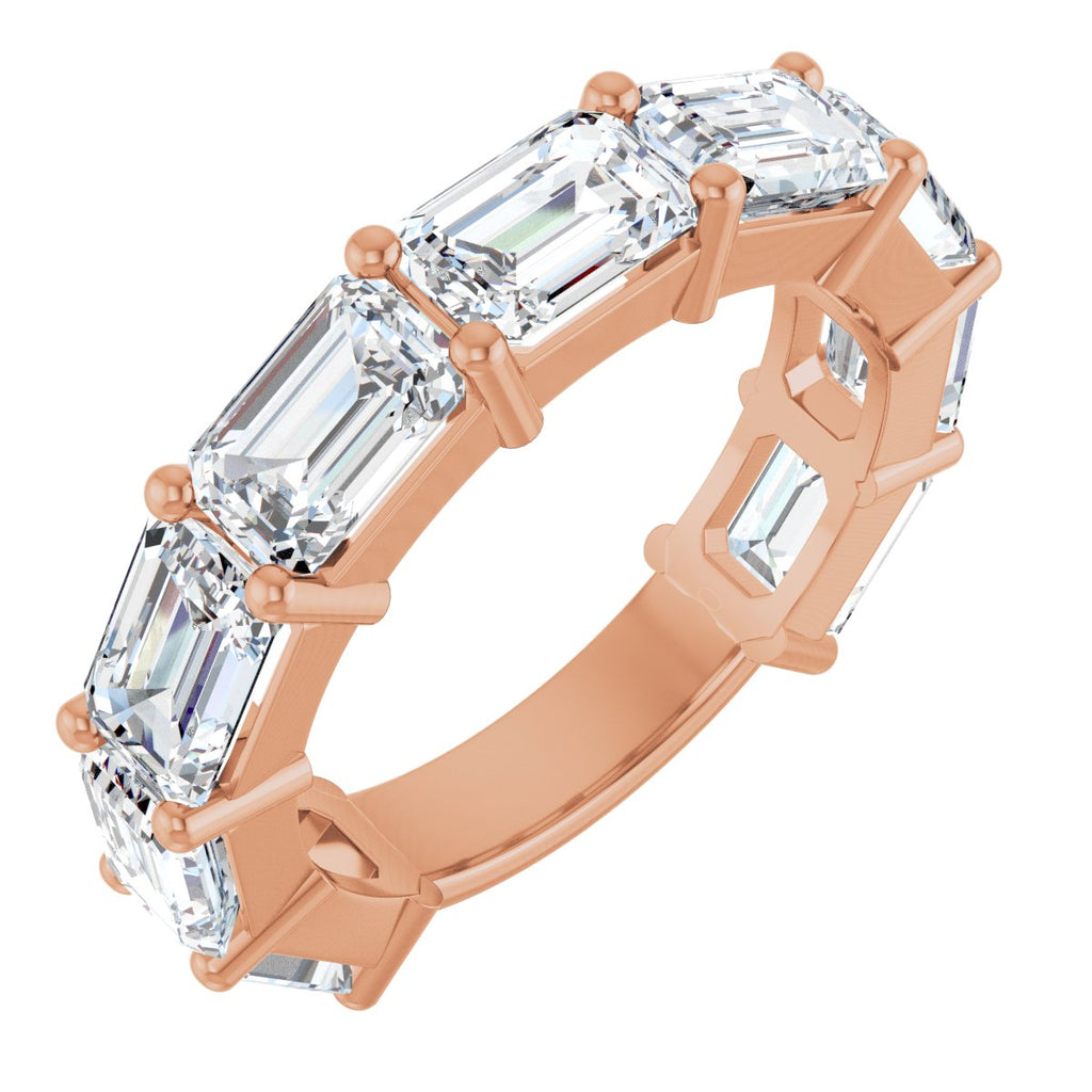 5 7/8 CTW Natural Diamond Anniversary Band in 14k rose gold