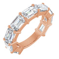5 7/8 CTW Natural Diamond Anniversary Band in 14k rose gold