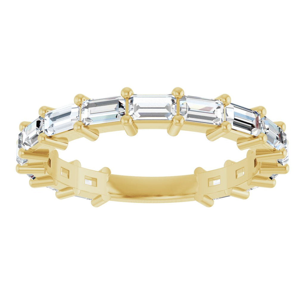 1 1/2 CTW Natural Diamond Anniversary Band in 14k yellow gold