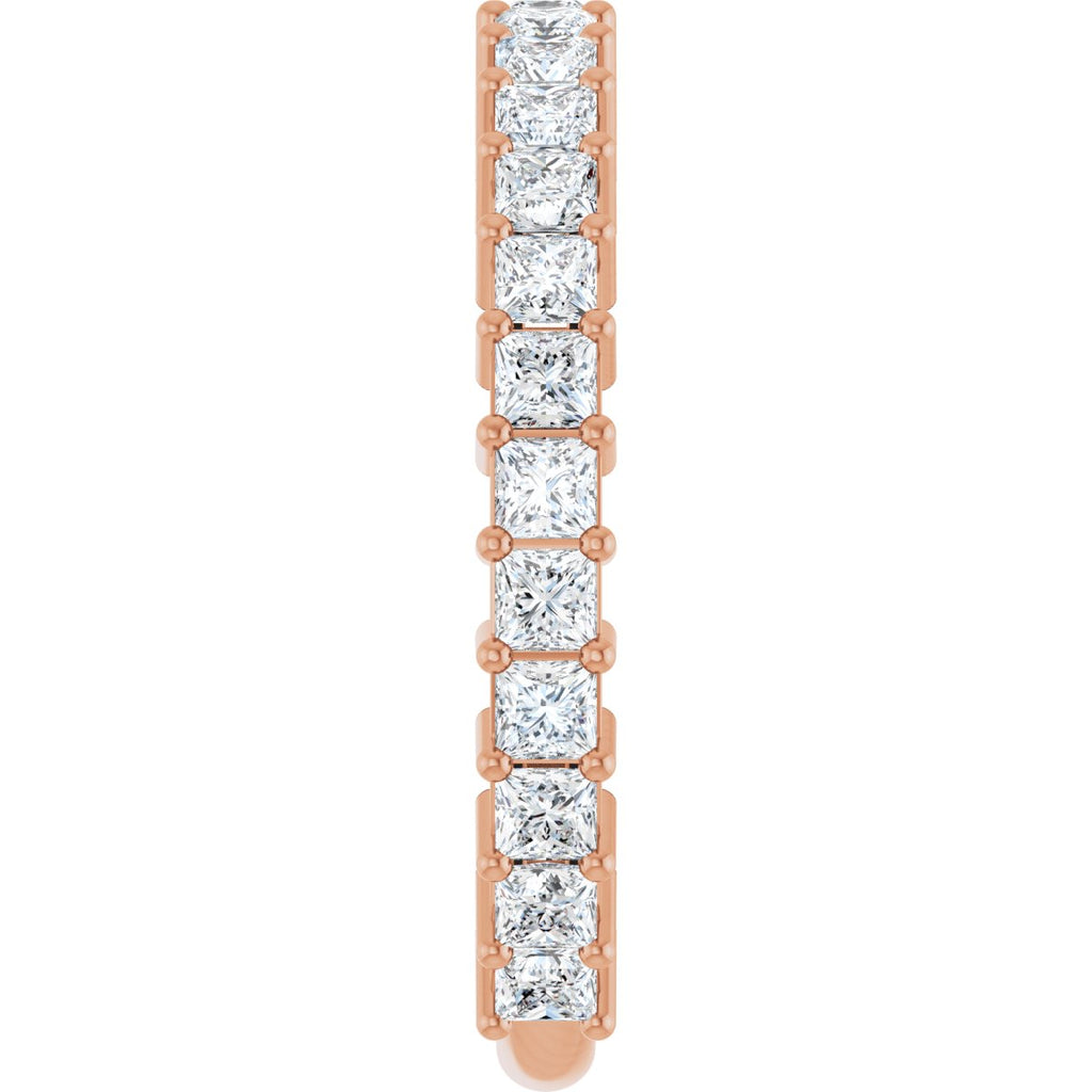 1 1/4 CTW Natural Diamond Anniversary Band in 14k rose gold