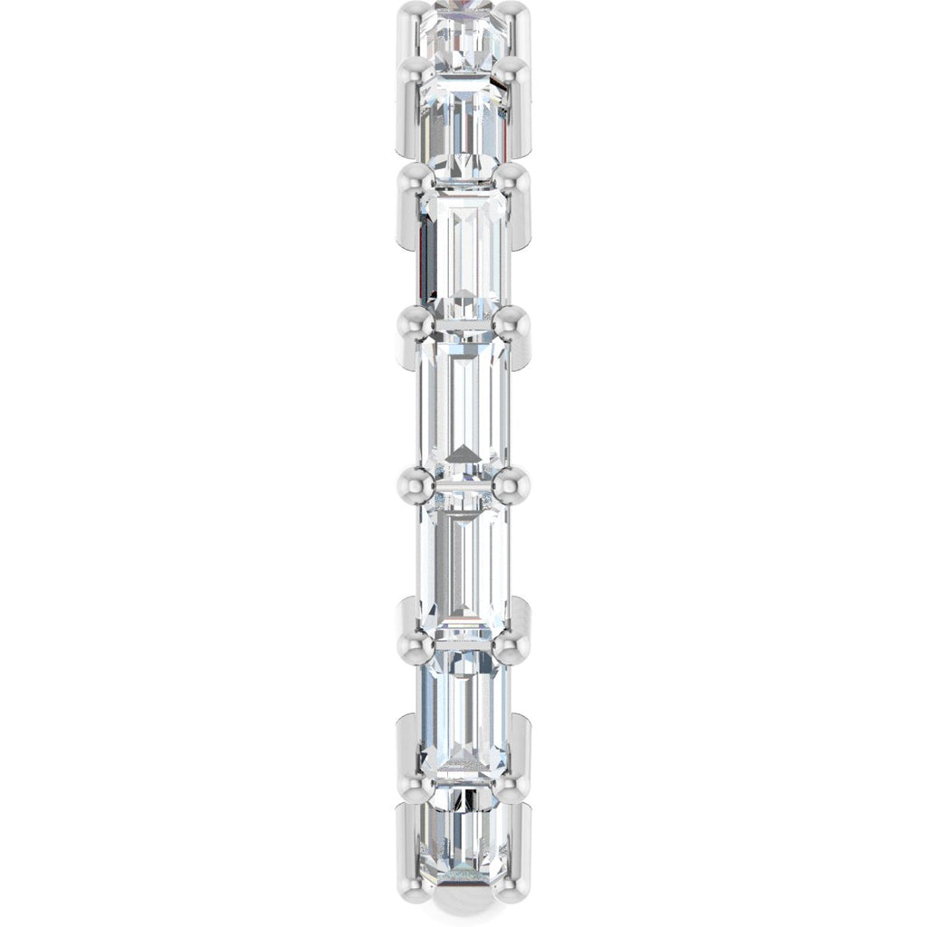 1 1/2 CTW Natural Diamond Anniversary Band in 14k white gold