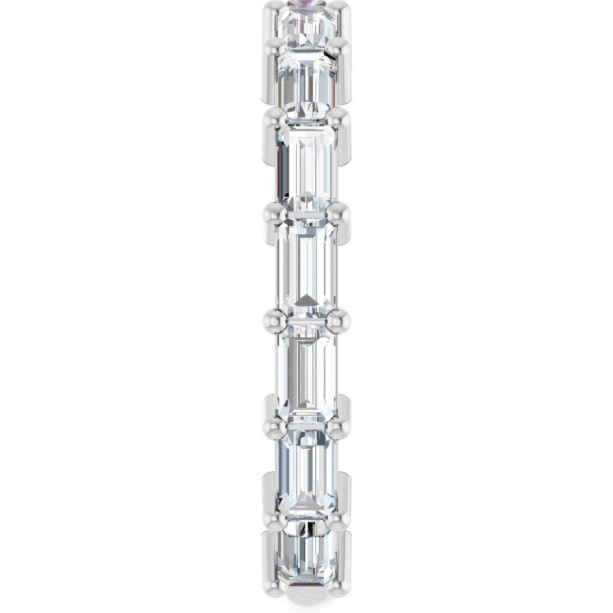 1 1/2 CTW Natural Diamond Anniversary Band in 14k white gold