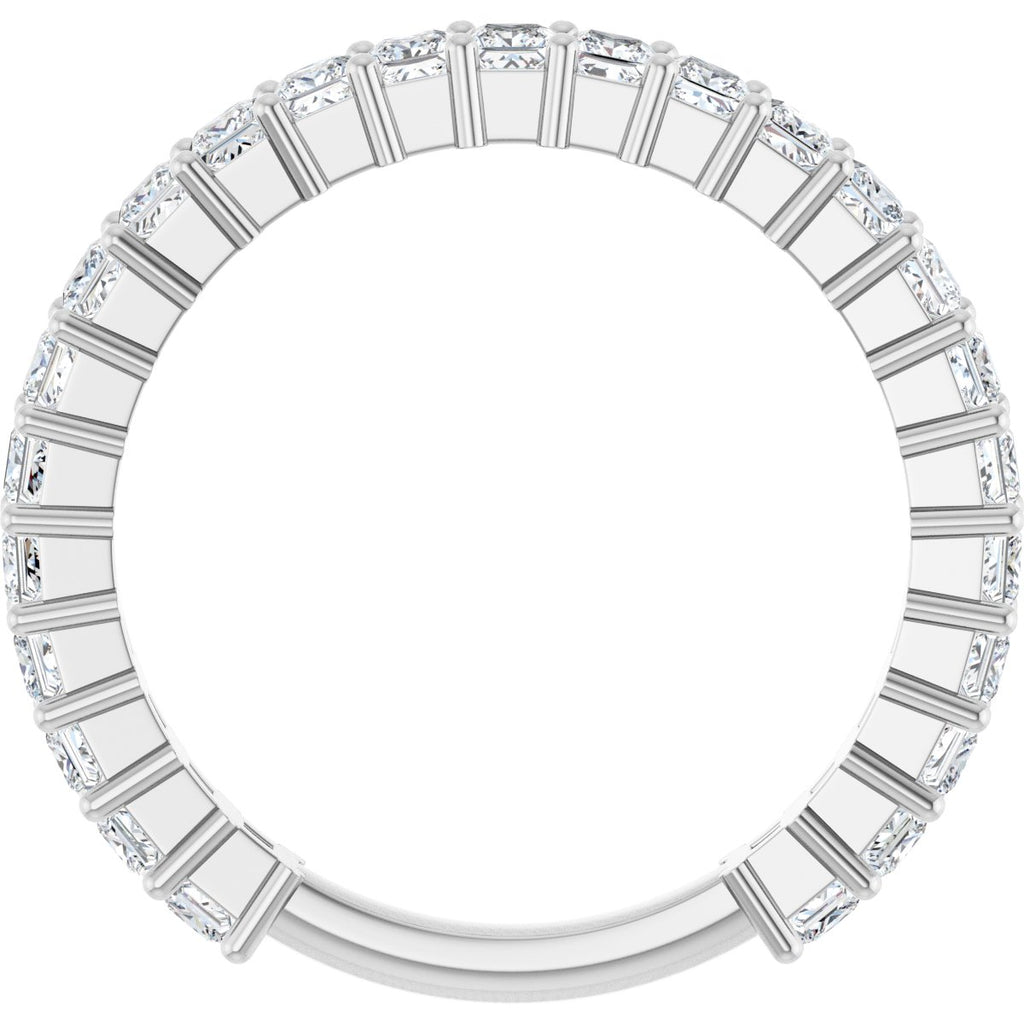 1 1/4 CTW Natural Diamond Anniversary Band in 14k white gold